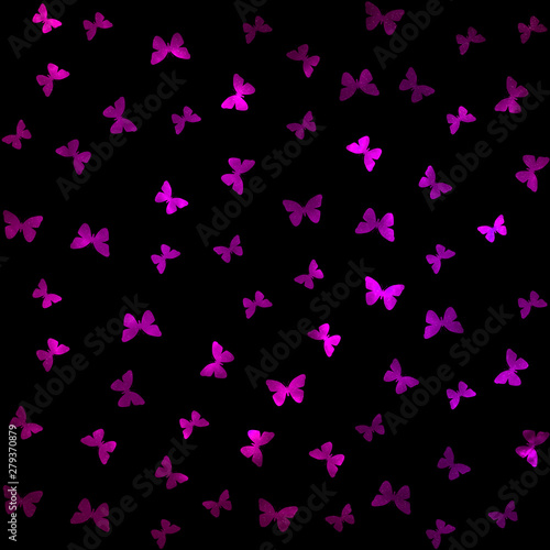 Seamless pattern with butterflies