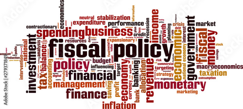 Fiscal policy word cloud