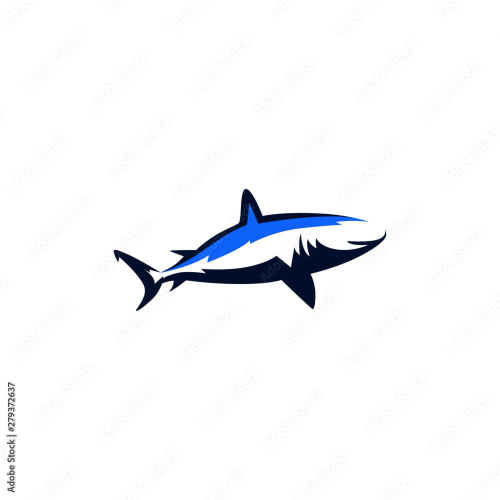 Shark Logo Design Template Vectors