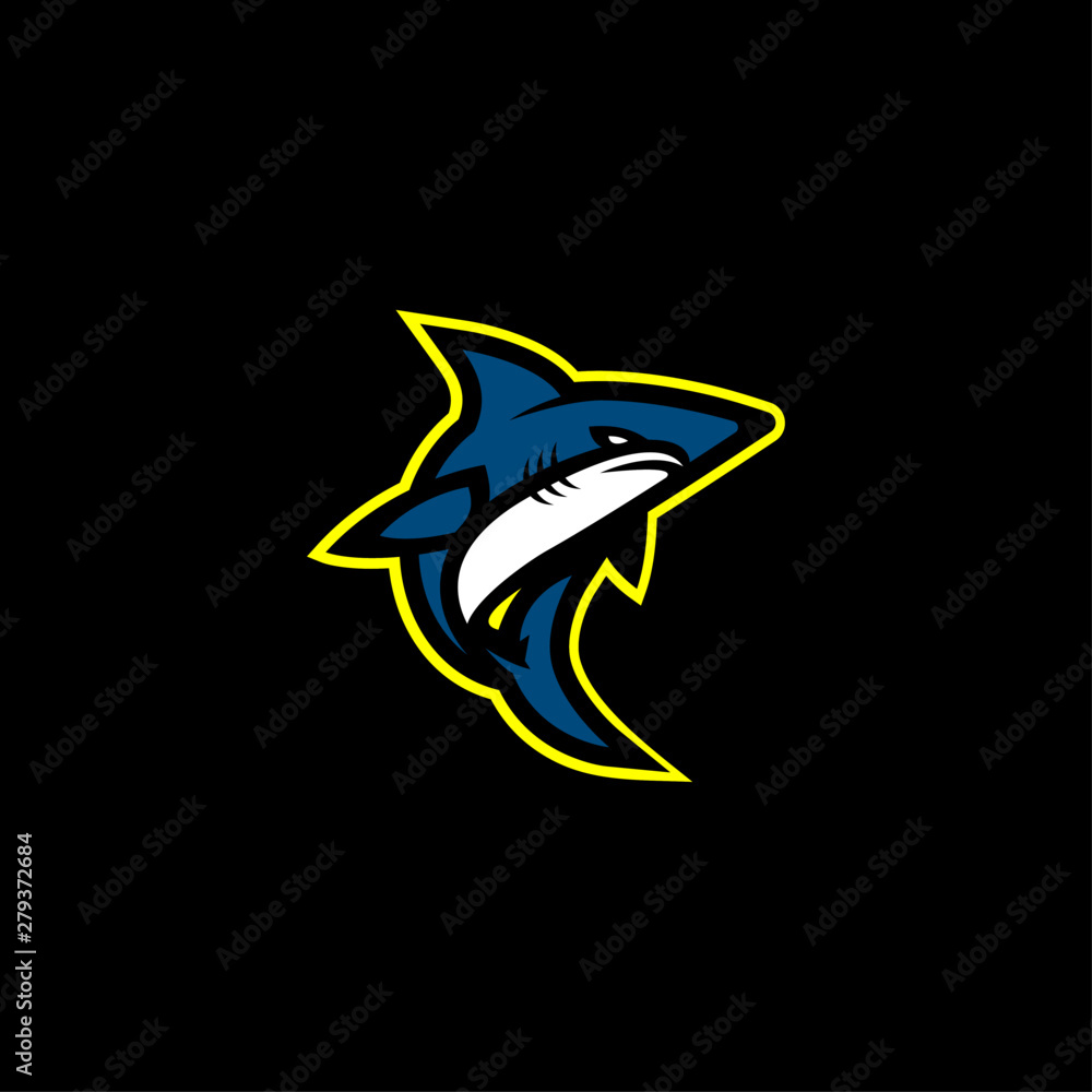 Shark Logo Design Template Vectors Shark Logo Design Template Vectors