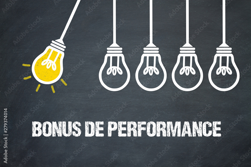 Fototapeta premium Bonus de performance