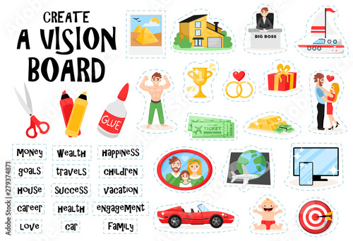 Create Vision Board Set