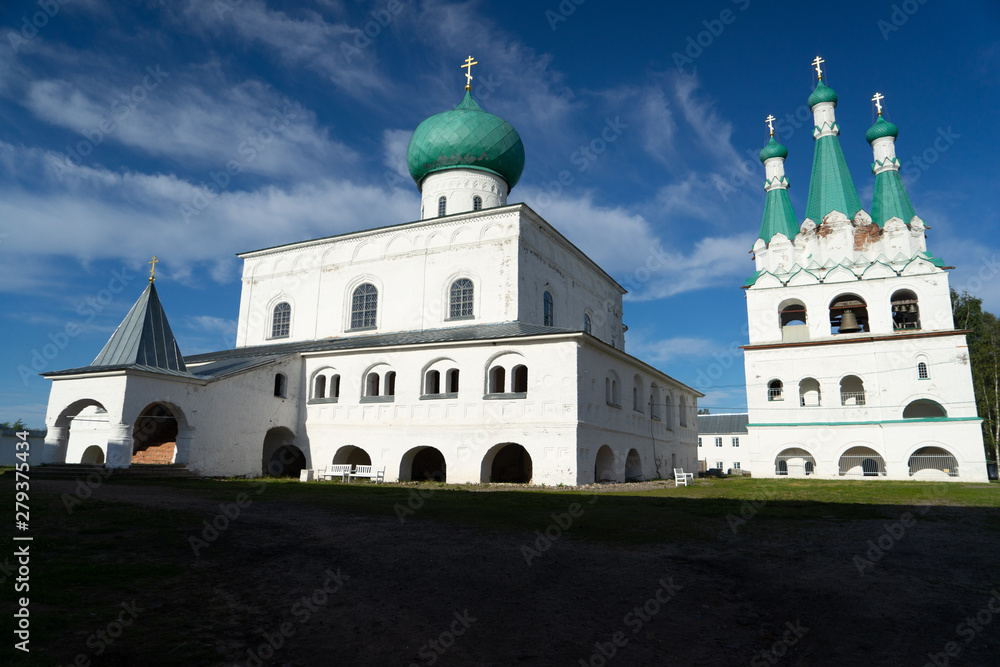 Fototapeta premium Russian Orthodox Alexander Svirsky monastery. Russia.