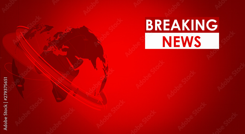 Abstract And Decent Attractive Red Breaking News Background Stock Illustration Adobe Stock