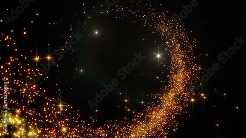 Opening Glitter Sparkling Particles intro photo