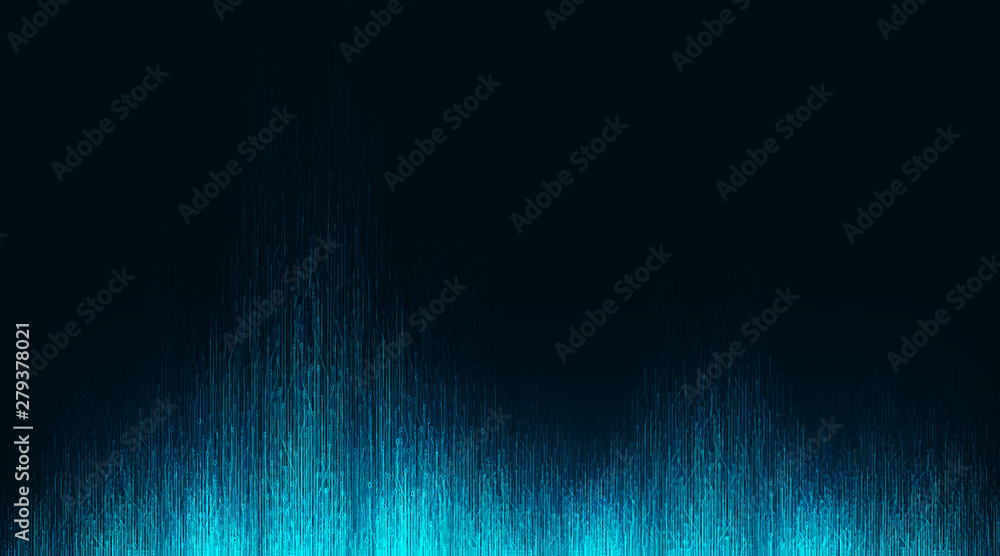 Sound wave Circuit Microchip Technology on Future Background,Hi-tech Digital and Connection Concept design,Free Space For text in put,Vector illustration.