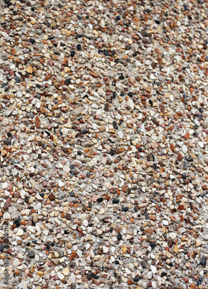 background of natural small stones light beige