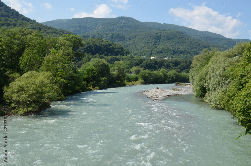 Mountain river Arkhyz