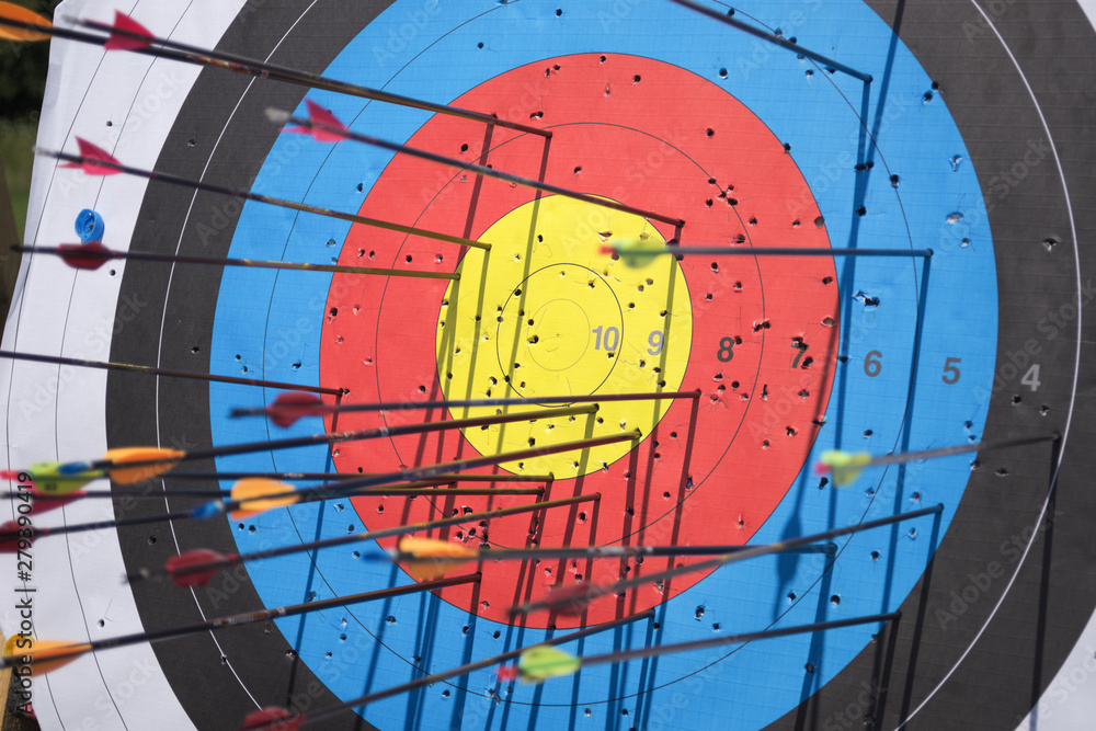 target with arrows target with arrows