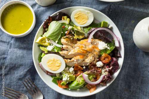 Homemade Healthy Green Goddess Salad