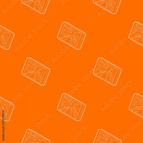 Navigator pattern vector orange for any web design best