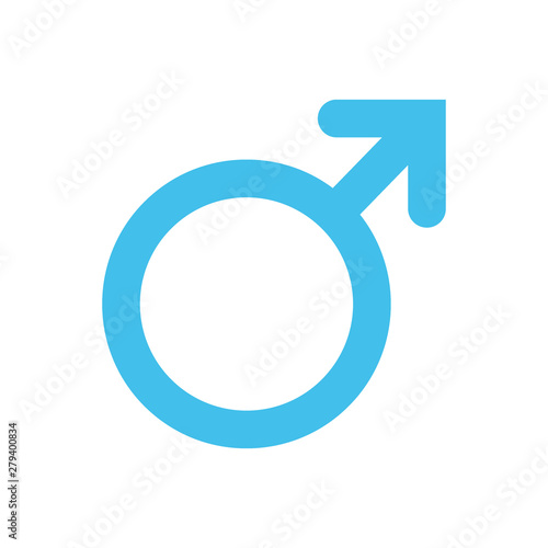 Male, man symbol. Gender and sexual orientation icon or sign concept.