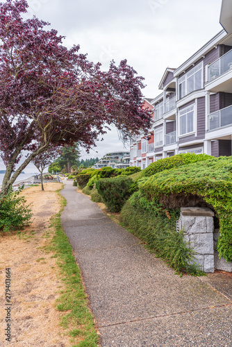 Modern Apartment Buildings in Vancouver, British Columbia, Canada.