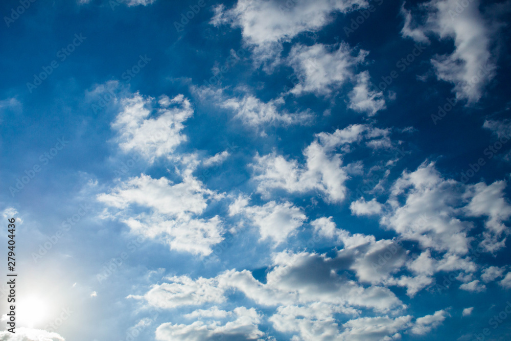 blue sky with white clouds blue sky with white clouds