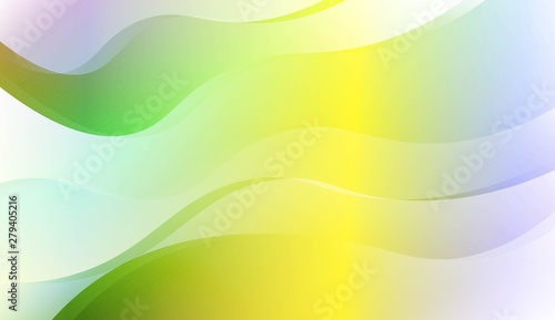 Template Abstract Background With Curves Lines. For Cover Page  Landing Page  Banner. Vector Illustration with Color Gradient.