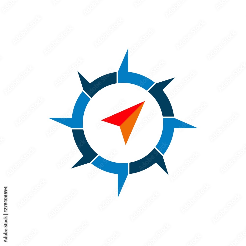 arrow compass vector design template arrow compass vector design template
