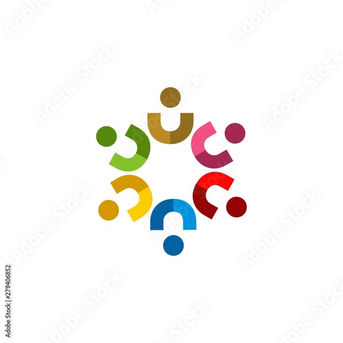 unity, team work logo design vector Free Download unity, team work logo design vector - GFXLoad