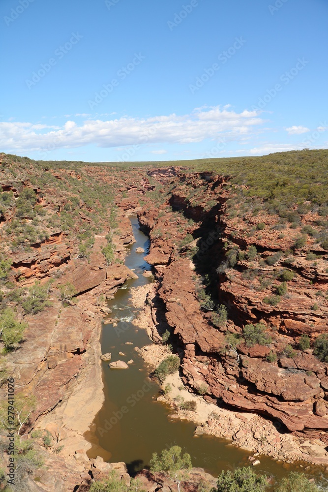 Murchison River at Kalbarri National Park, Western Australia