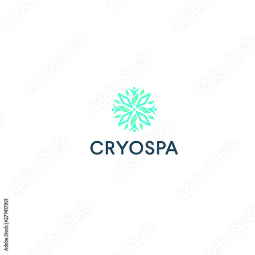 best original logo designs inspiration and concept for CryoSpa freeze technology by sbnotion