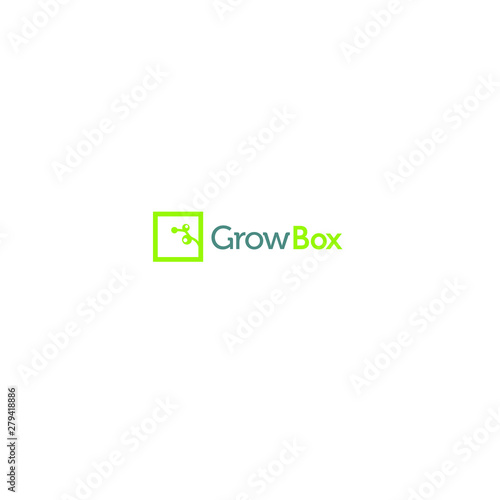 best original logo designs inspiration and concept for grow box for plant by sbnotion
