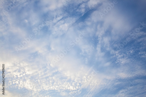 Blue Sky With White Clouds