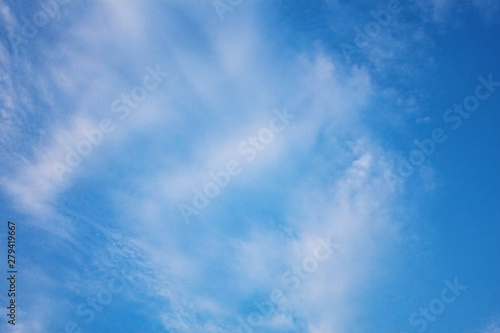 Blue Sky With White Clouds