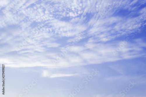 Blue Sky With White Clouds