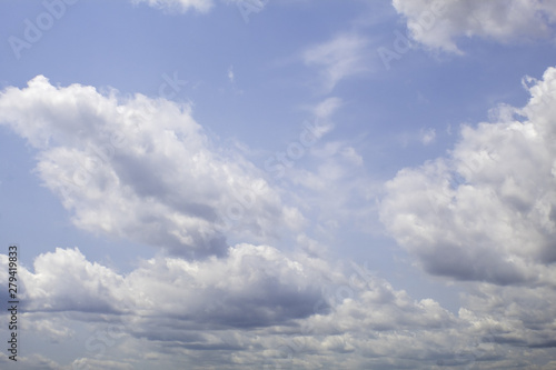 Blue Sky With White Clouds