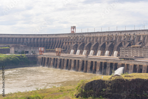 Dam of Itaipu hydroelectric power plant 03