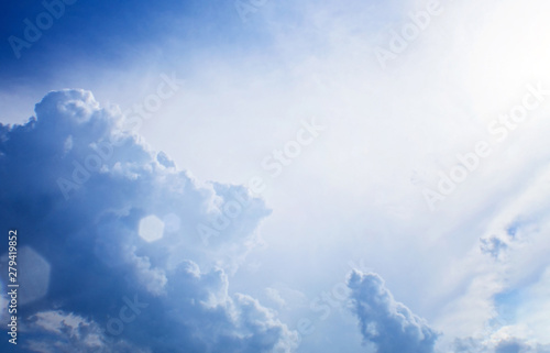 Blue Sky With White Clouds