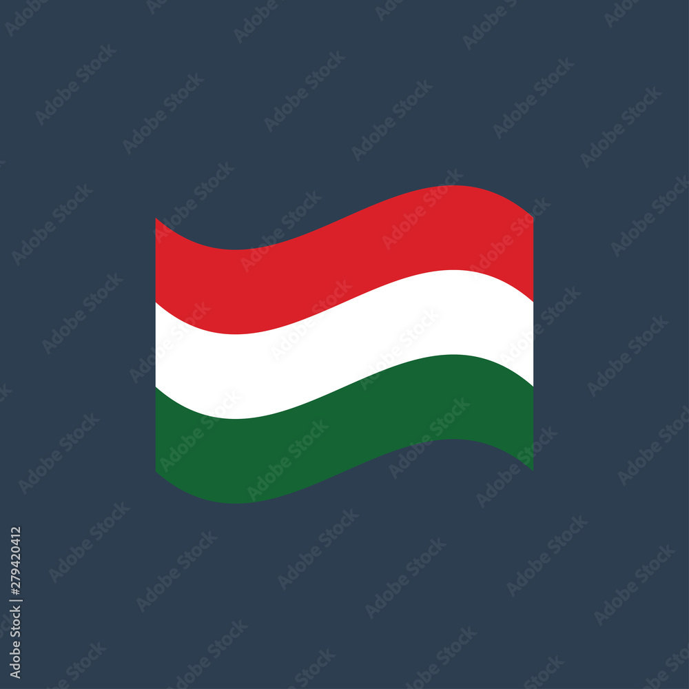 vector illustration of Hungary flag vector illustration of Hungary flag