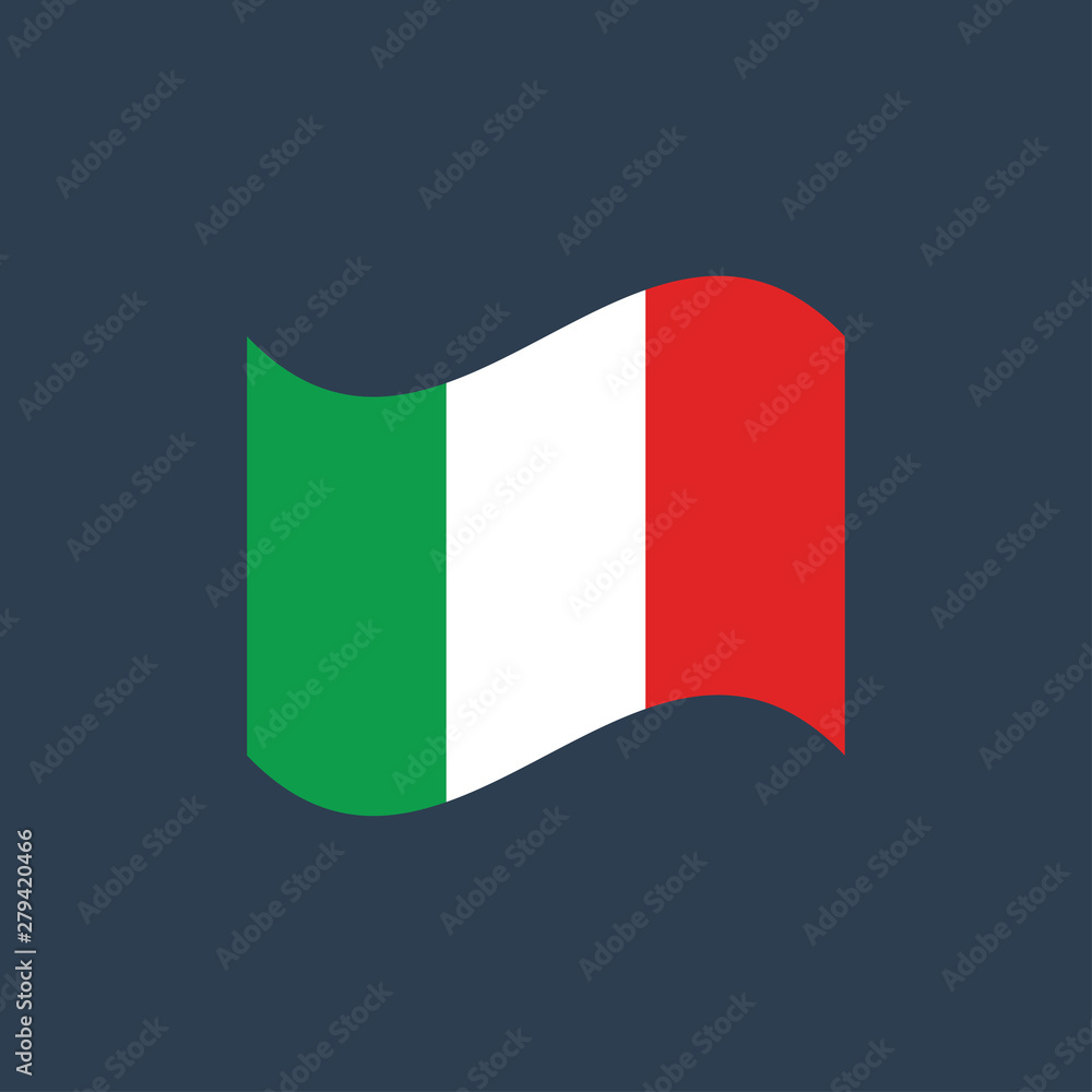 vector illustration of Italy flag vector illustration of Italy flag