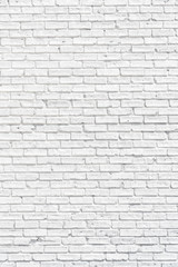 White brick wall with shadows, texture or background
