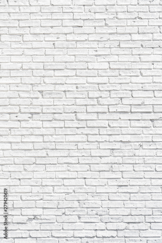 White brick wall with shadows  texture or background