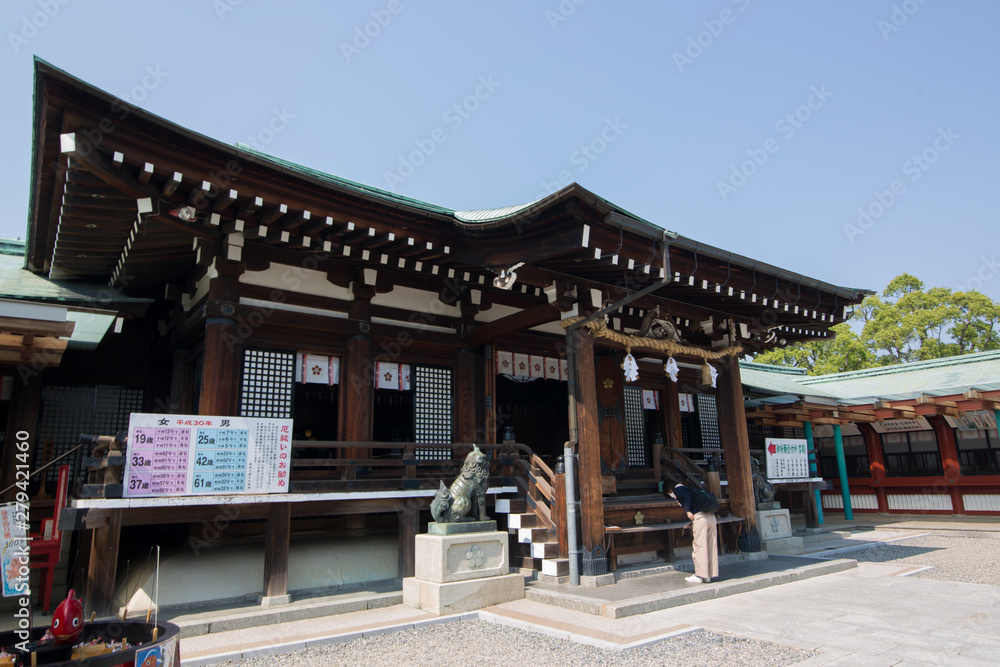 神社の風景