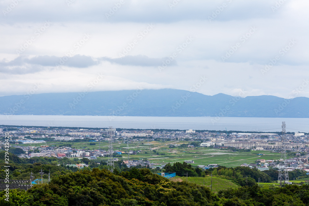 Obraz premium 伊勢湾 都市 風景 景色