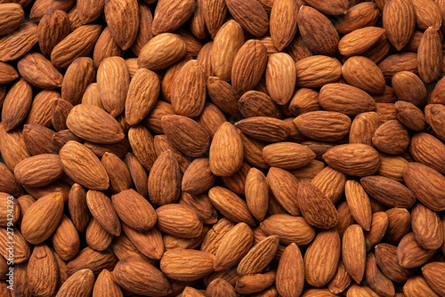 Close up of almonds for background. Fototapet