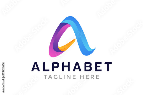 A initial letter logo design template - Vector