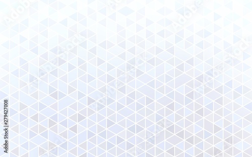 White geometric subtle background. Creative business absreact design. Bright mosaic pattern. photo