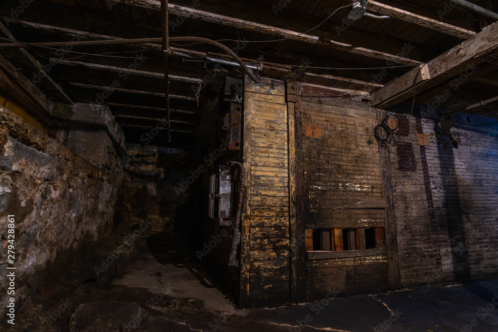 Grungy warehouse basement Grungy warehouse basement