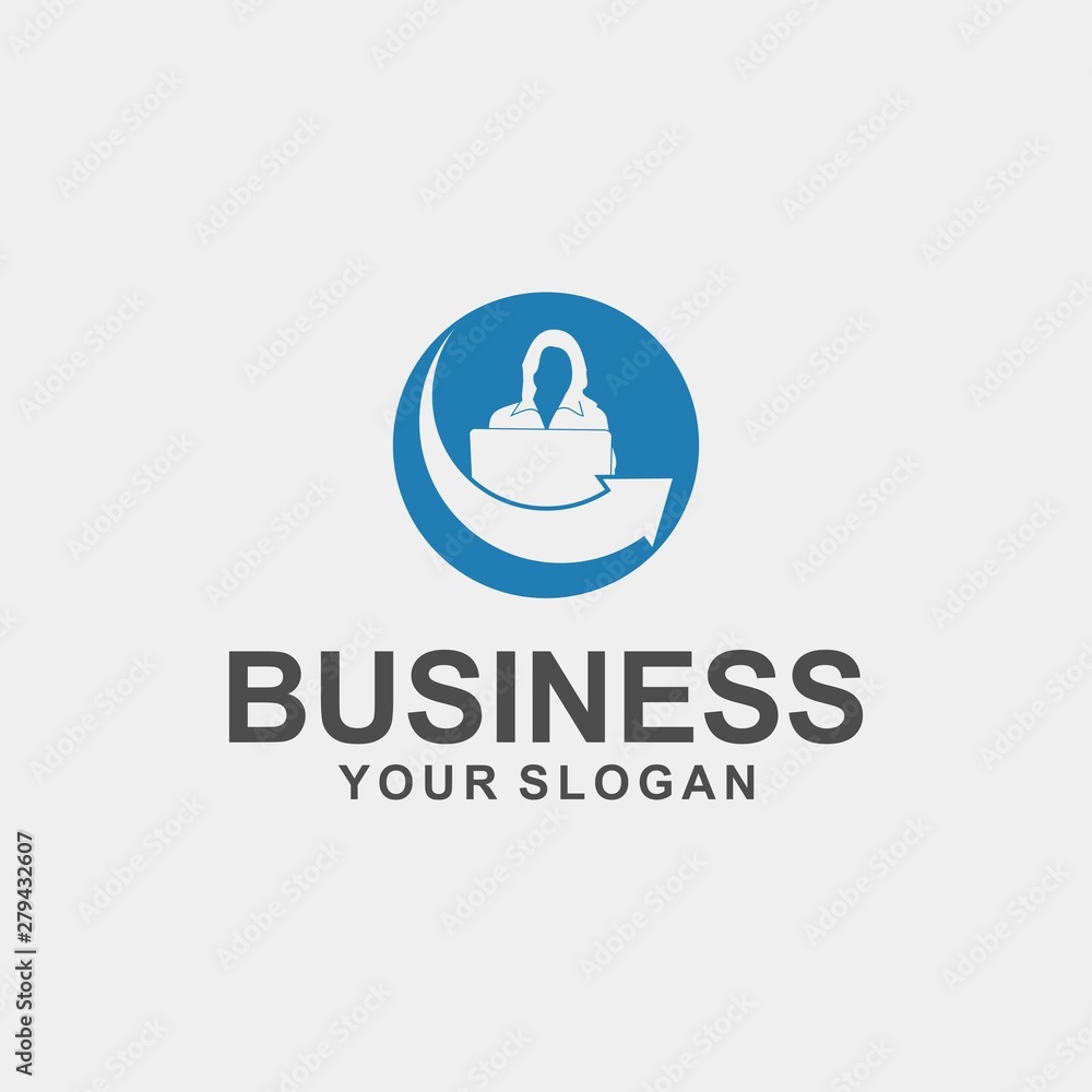 business, deal, logo template design vector illustration silhouette business, deal, logo template design vector illustration silhouette