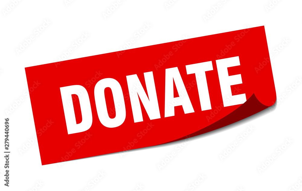 donate sticker. donate square isolated sign. donate donate sticker. donate square isolated sign. donate