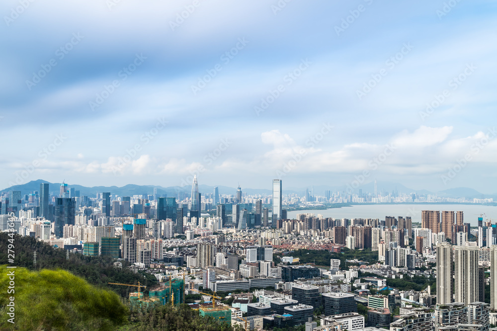 China Nanshan Houhai City Skyline, Shenzhen, Guangdong, China