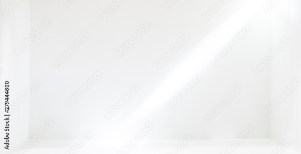 Light and shadow in the background of a white room Light and shadow in the background of a white room