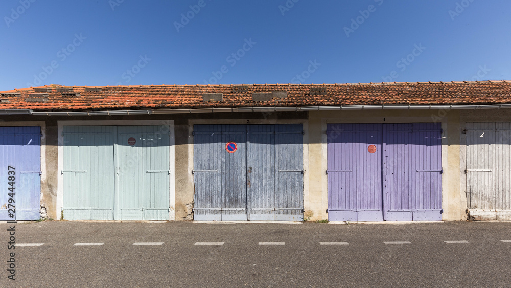 coloured garage doors, Provence colour coloured garage doors, Provence colour