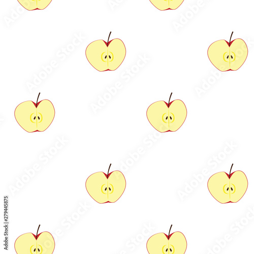 apple fruit seamless background