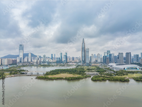 Aerial photography of Shenzhen Talent Park  Guangdong Province  China