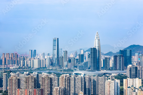 Cityscape of Nanshan District, Shenzhen, Guangdong, China © dong feng