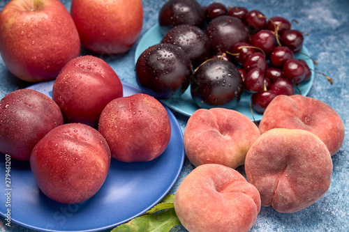 view of variety of red fruits