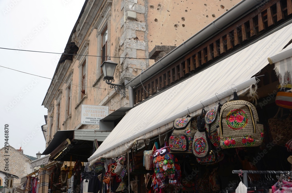 Obraz premium Bosnie: Vieille ville de Mostar